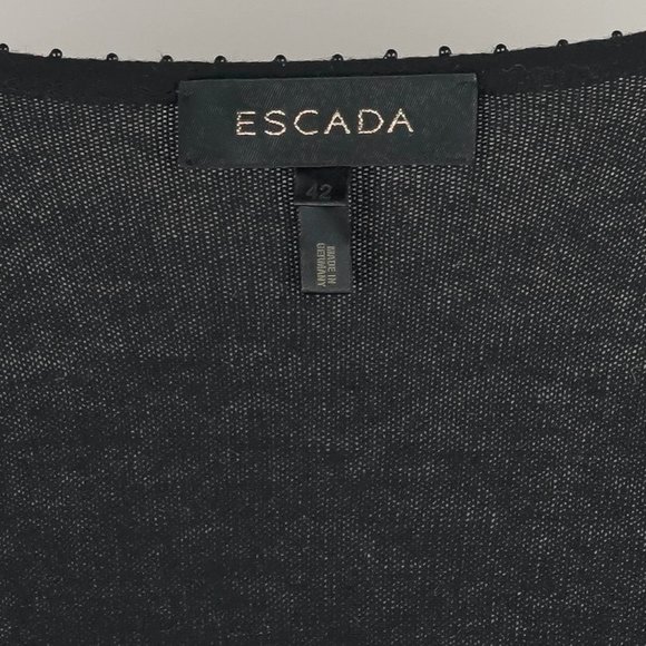 Escada Black Lace-Hem Sweater - Picture 6 of 6